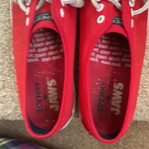 Sperry SeaCoast Logo Red Boat shoe. - Picture 10 of 12